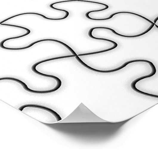 Die Vermisste Hintergrundvorlage zum Puzzle-Elemen Poster (Ecke)