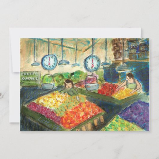 Die Vermittlung der Produce Invites (Pike Place Se Einladung (Vorderseite)