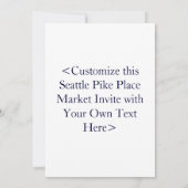 Die Vermittlung der Produce Invites (Pike Place Se Einladung (Rückseite)