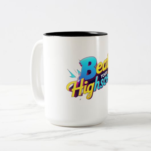 Die "Vernetzten Soul Zweifarbige Tasse (Vorderseite Links)