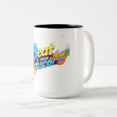 Die "Vernetzten Soul Zweifarbige Tasse (VorderseiteRechts)