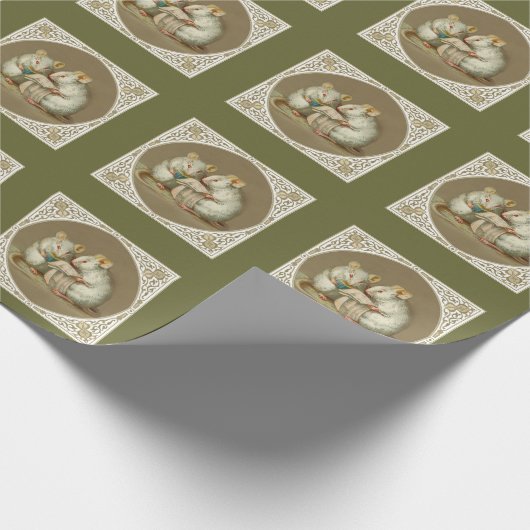 Die Verpackungs-Papier des Buch-Liebhabers - Geschenkpapier (Ecke)