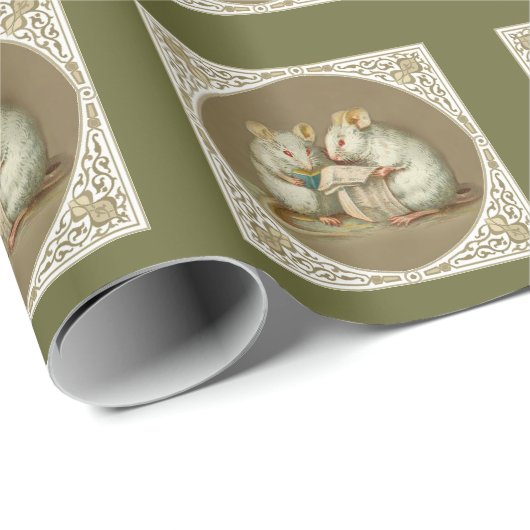 Die Verpackungs-Papier des Buch-Liebhabers - Geschenkpapier (Rolleneckpunkt)