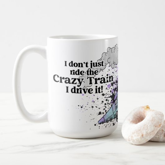 Die verrückte Bahn lenken Kaffeetasse (Mit Donut)
