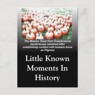 Die Versagt Mission der Kürbispanzer Postkarte