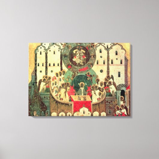 Die Versammlung der Engel Leinwanddruck (Vorderseite)