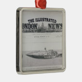 Die Verschiebungs-sinkendes und steigendes Silbernes Ornament (Rechts)