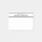 Die verschiedenen Stilrichtungen des Trainers Post-it Klebezettel (Vorderseite)