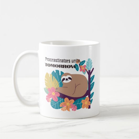 Die Verschleppenden vereinigen sich... Morgen - Fu Kaffeetasse (Links)