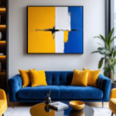 Die Verschmelzung der Farben Poster