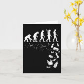Die Verschmutzung der menschlichen Evolution Coole Karte (Gelbe Blume)