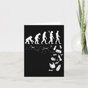 Die Verschmutzung der menschlichen Evolution Coole Karte