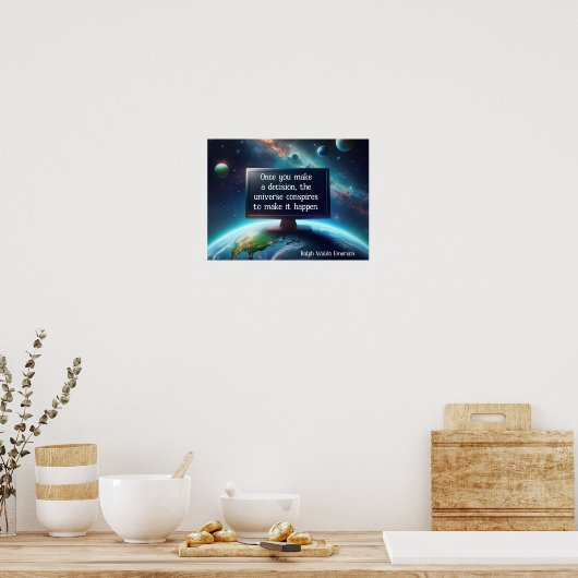 Die Verschwörung des Universums Poster (Küche)