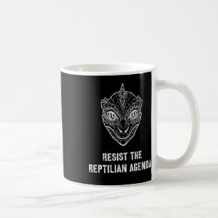 Die Verschwörungstheorie widersteht der Reptilien- Kaffeetasse