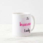 Die Versicherungs-Dame - Kaffeetasse (VorderseiteRechts)