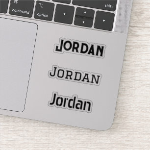 Die Versionen für den schwarzen grafischen Schrift Aufkleber