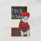 Die Versorgung des Lehrers Visitenkarte (Rückseite)