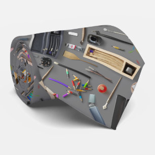 Die Versorgungen des Künstlers Krawatte