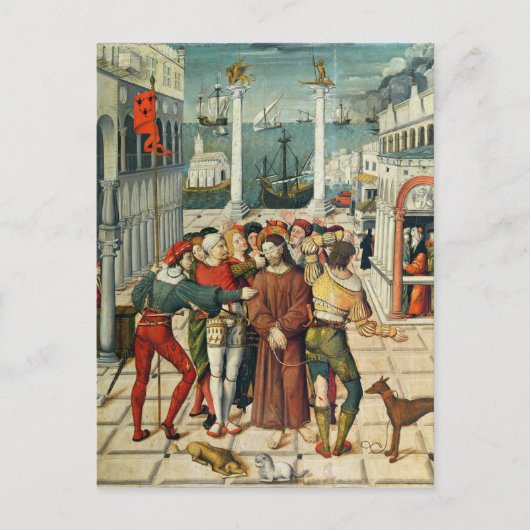 Die Verspottung Christi Postkarte (Vorderseite)