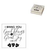 Die Versprechen der Weihnachtsschrift | Christen Gummistempel (Stempel)