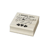 Die Versprechen der Weihnachtsschrift | Christen Gummistempel (Stempel)