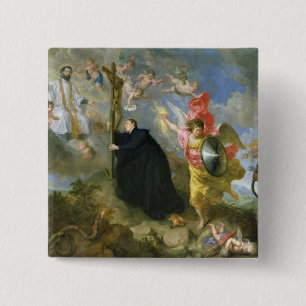 Die Versprechen des Heiligen Aloysius von Gonzaga Button