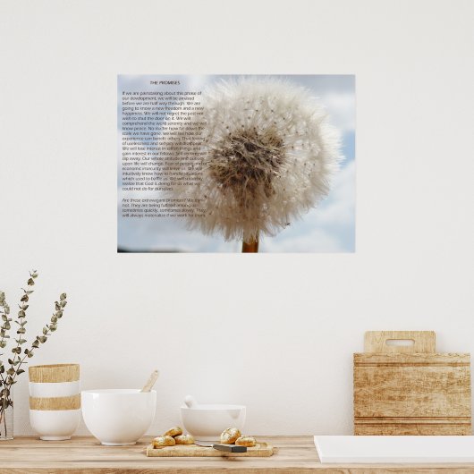 Die Versprechen Poster (Küche)