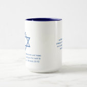 Die Versprechen von Hashem! Tasse (Zentrum)