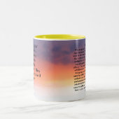 Die Versprechen Zweifarbige Tasse (Mittel)