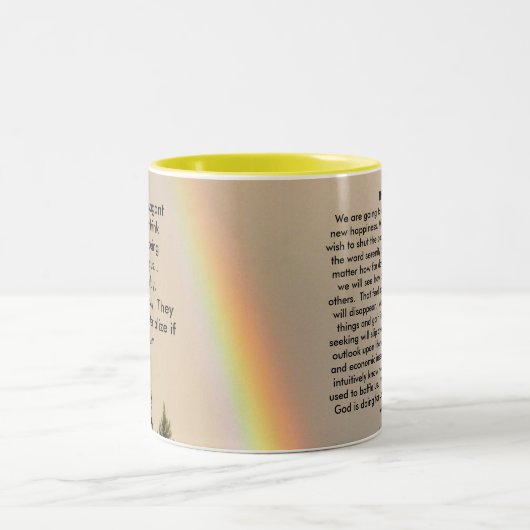 Die Versprechen Zweifarbige Tasse (Mittel)