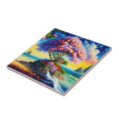 Die versteckte Insel im Ozean Fliese (Seite)