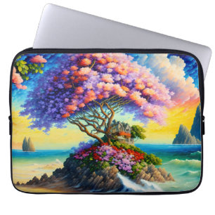 Die versteckte Insel im Ozean Laptopschutzhülle