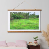 Die versteckte Lichtung Wandteppich Mit Holzrahmen (Schlafzimmer)