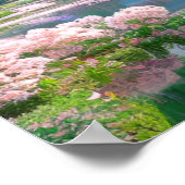 Die versteckte Oase im Land der aufsteigenden Sonn Poster (Ecke)