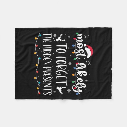 Die Versteckte wird Familie C am ehesten vergessen Fleecedecke (Vorderseite (Horizontal))