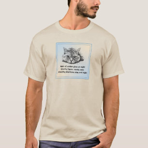 Die verstohlene Katze T-Shirt