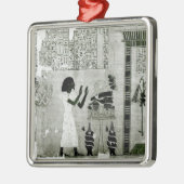 Die Verstorbenen begleitet von seiner Schwester Silbernes Ornament (Links)