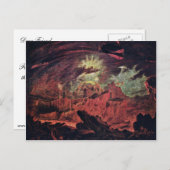 Die verstorbenen Engel in der Hölle, die gefallene Postkarte (Vorne/Hinten)