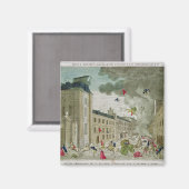 Die versuchte Ermordung Napoleons Bonapartes Magnet (Vorderseite/Rückseite)