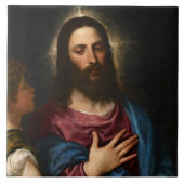 Die Versuchung Christi, Tizian Fliese (Vorderseite)