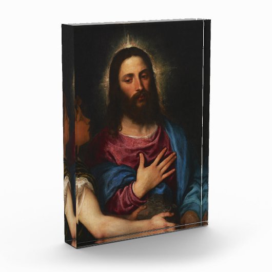Die Versuchung Christi, Tizian Fotoblock (Links)