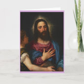 Die Versuchung Christi, Tizian Karte (Vorderseite)