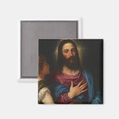 Die Versuchung Christi, Tizian Magnet (Vorderseite/Rückseite)