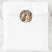 Die Versuchung des Eros Runder Aufkleber (Tasche)