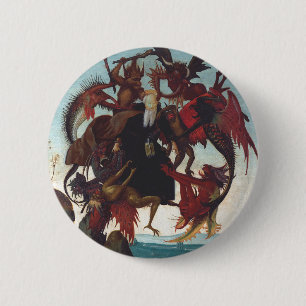Die Versuchung des heiligen Antonius von Michelang Button