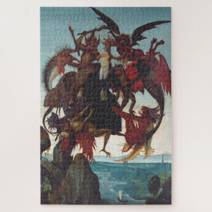 Die Versuchung des heiligen Antonius von Michelang Puzzle