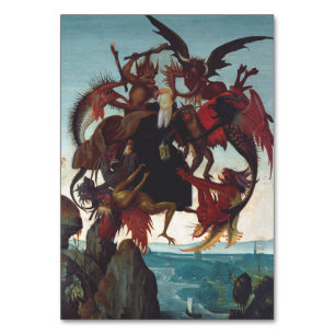 Die Versuchung des Heiligen Antonius von Michelang Tischnummer