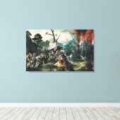 Die Versuchung des Hl. Anthony Leinwanddruck (Insitu (Holzboden))