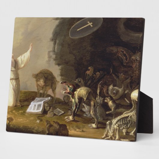 Die Versuchung des Hl. Anthony (Tafel) Fotoplatte (Seite)