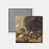 Die Versuchung des Hl. Anthony (Tafel) Magnet (Vorderseite/Rückseite)